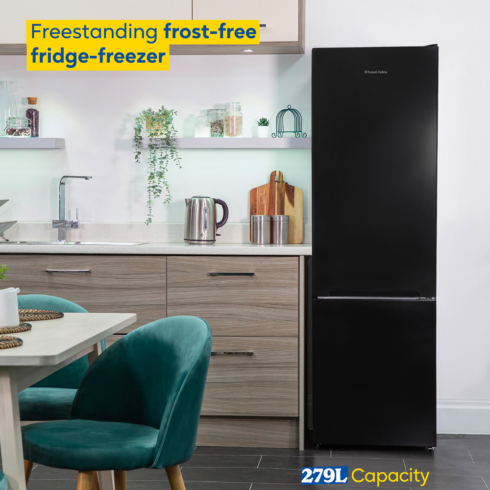 Russell Hobbs RH180FFFF551E1B Black Frost Free 279L Fridge Freezer Image 8