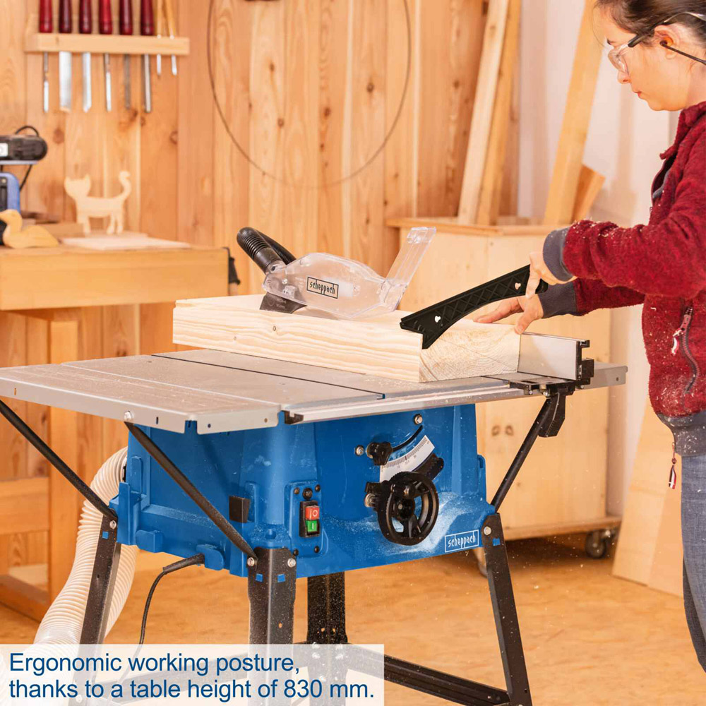 Scheppach HS100S 10 inch Circular Saw Blade Table Saw 2000W Image 5