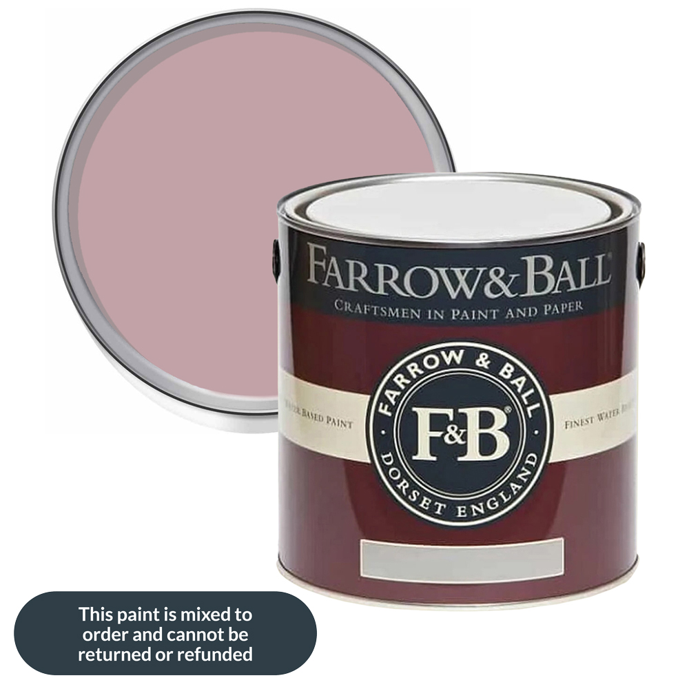 Farrow & Ball Estate Walls and Ceilings Cinder Rose Matt Emulsion Paint 2.5L Image 1