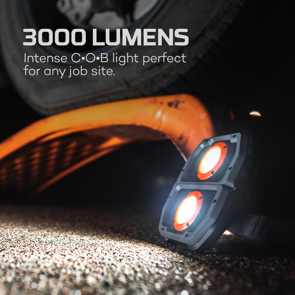 Nebo Omni 3K 3000 Lumens Multi-Directional Rechargeable Work Light with Built-In Power Bank Image 4