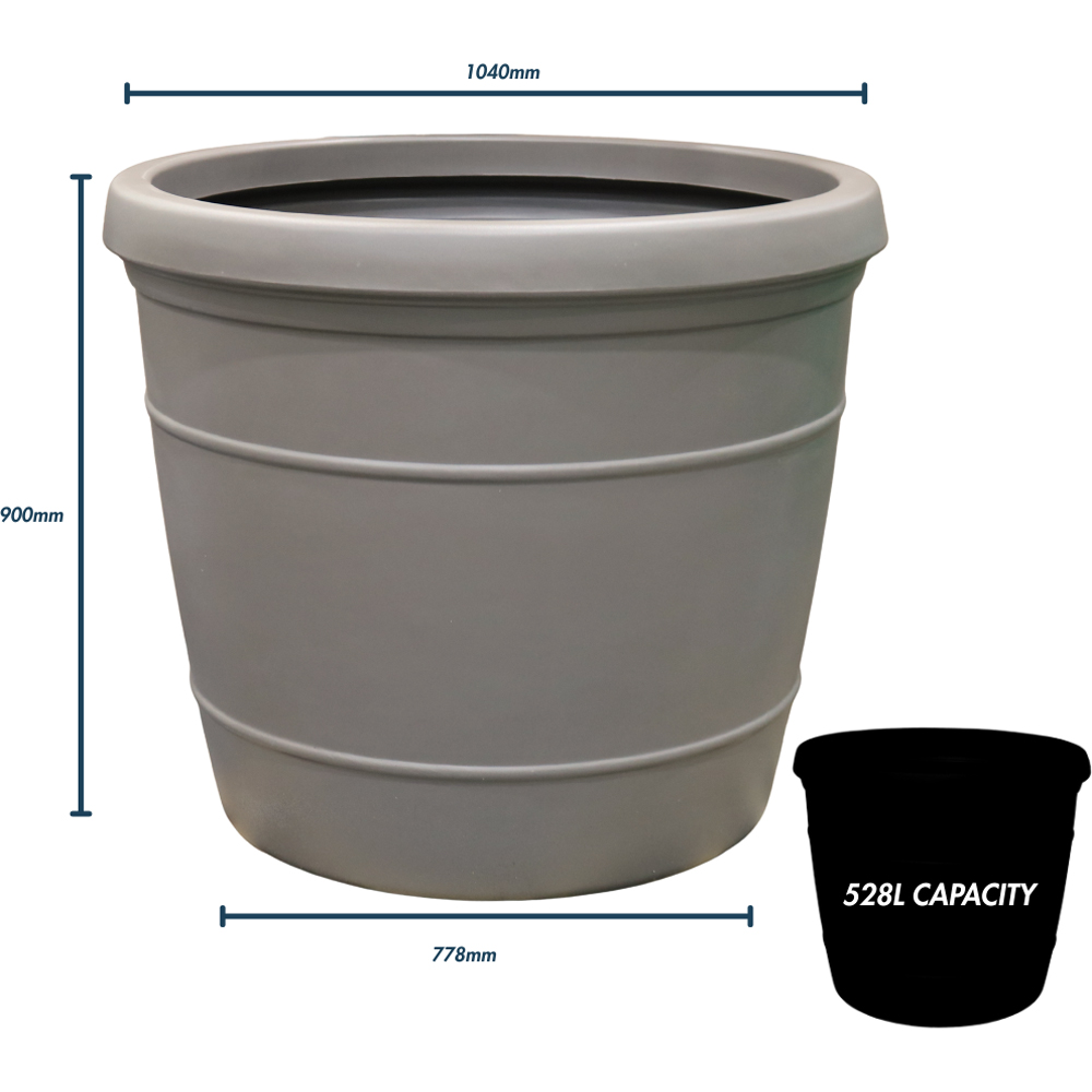Trifibre Kensington Jumbo Clay Planter 528L Image 7