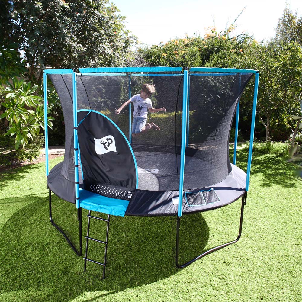 TP 12ft Genius Round Trampoline in Blue Image 8
