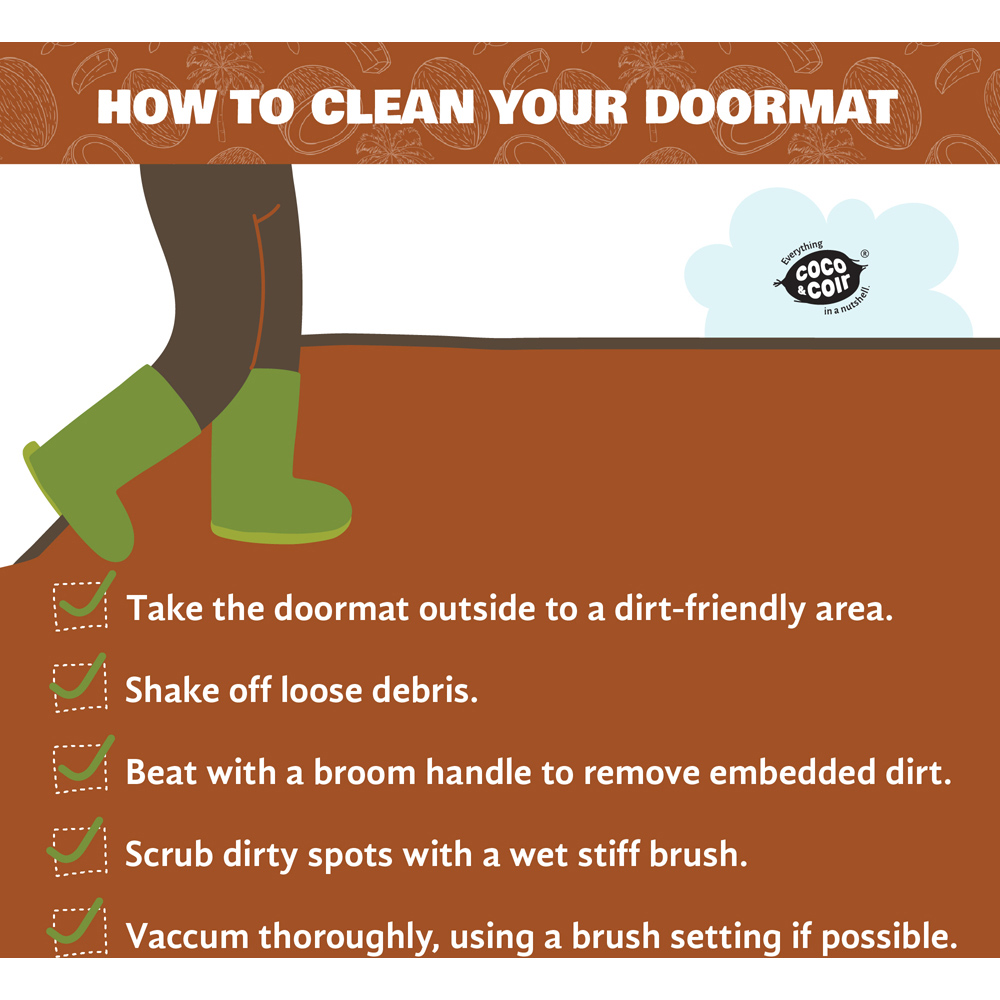 Coco & Coir The Canvas Coir Door Mat 45 x 60cm Image 3