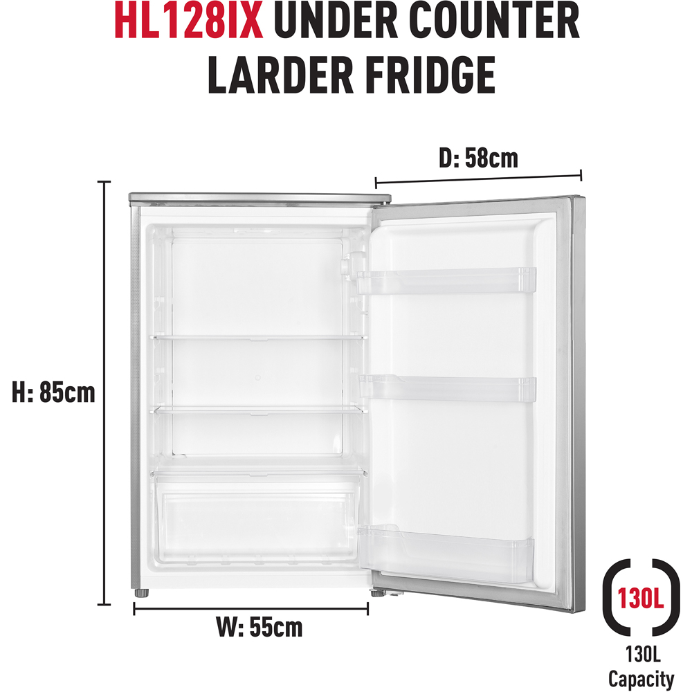 Haden HL128IX 127L Under Counter Larder Fridge Image 4