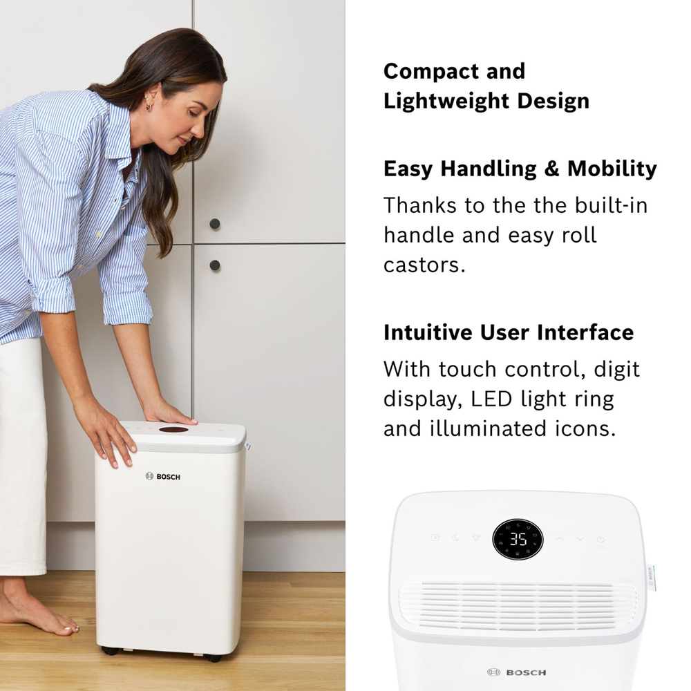Bosch Dry 2000 Dehumidifier with 2-in-1 Filter 12L Image 8