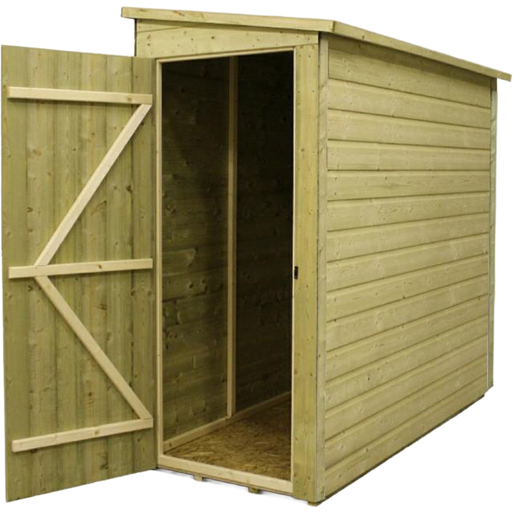 Empire Sheds 2200 4 x 3ft Tongue and Groove Pent Garden Shed Image 1