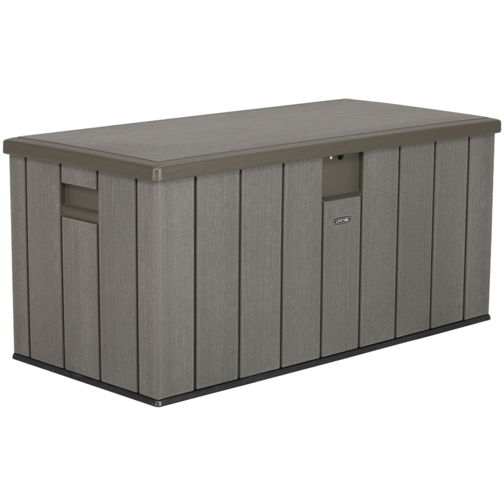 Lifetime Products 567L Brown Outdoor Deck Storage Box Image 1