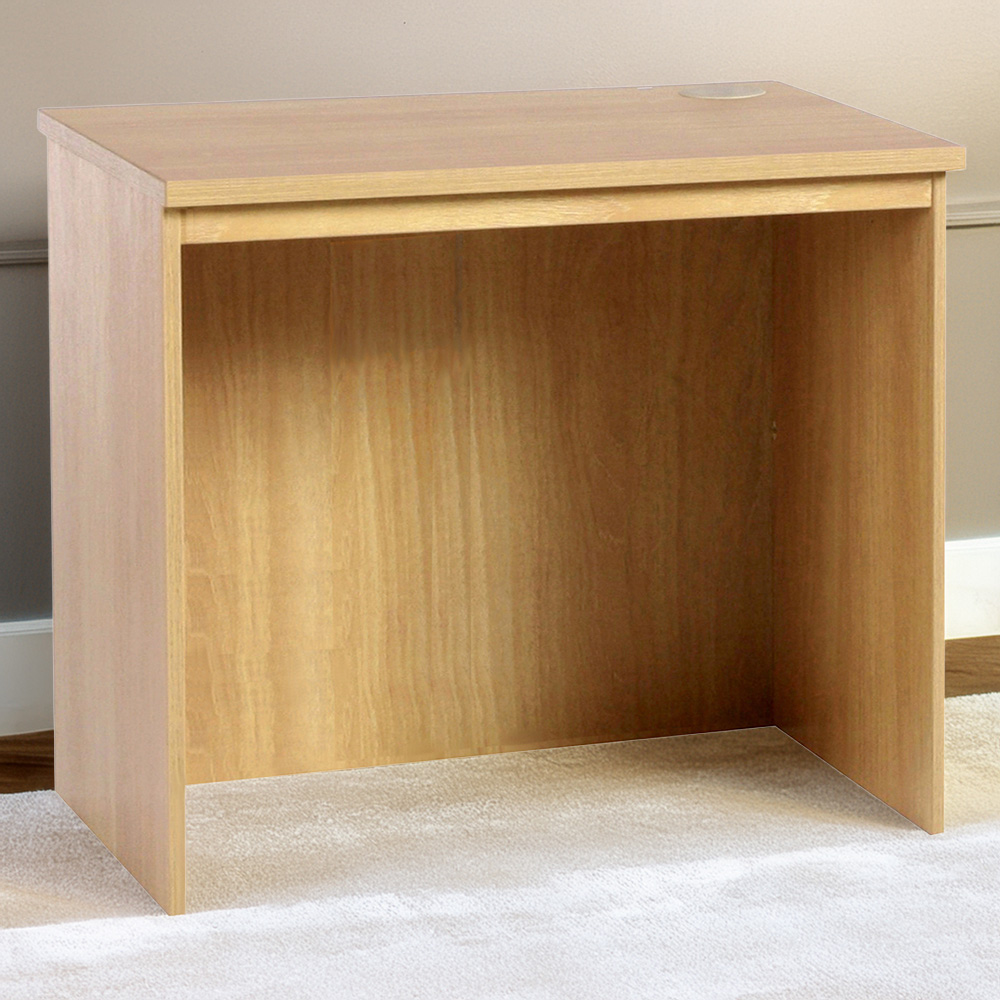 R White Cabinets Home Office Desk Brown Image 1