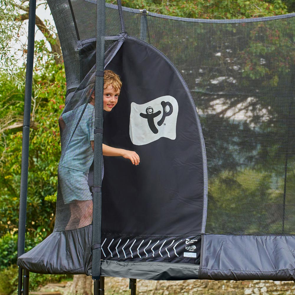TP Genius Kids 8ft Round Trampoline with SurroundSafe Enclosure Image 8