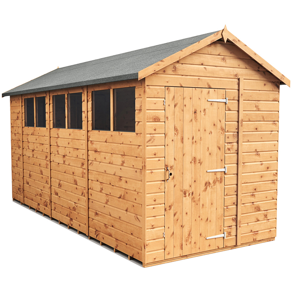 Empire Sheds 6 x 14ft Tongue and Groove Wooden Apex Garden Shed Image 1
