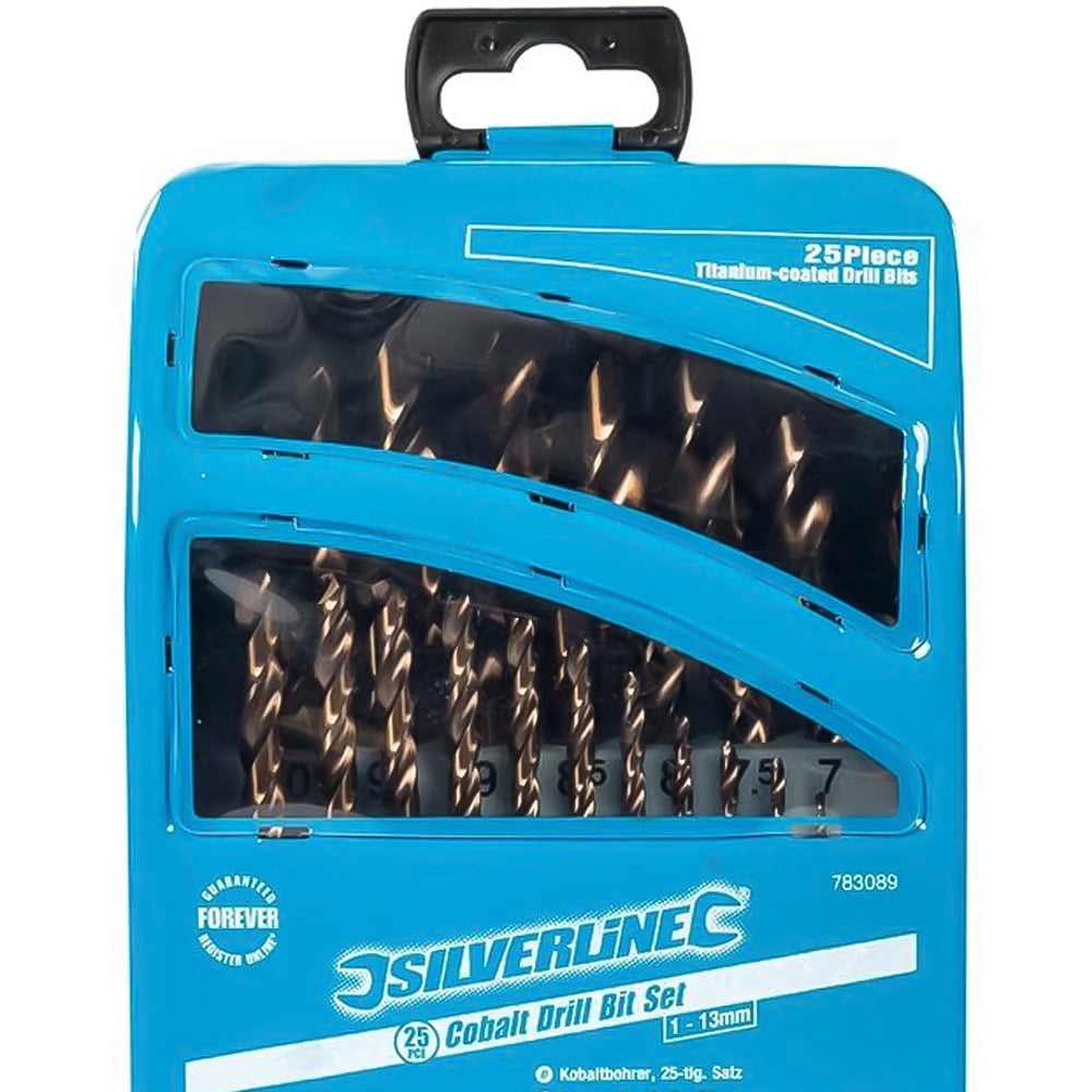 Silverline 1 - 13mm Cobalt Drill Bit 25 Piece Set Image 3