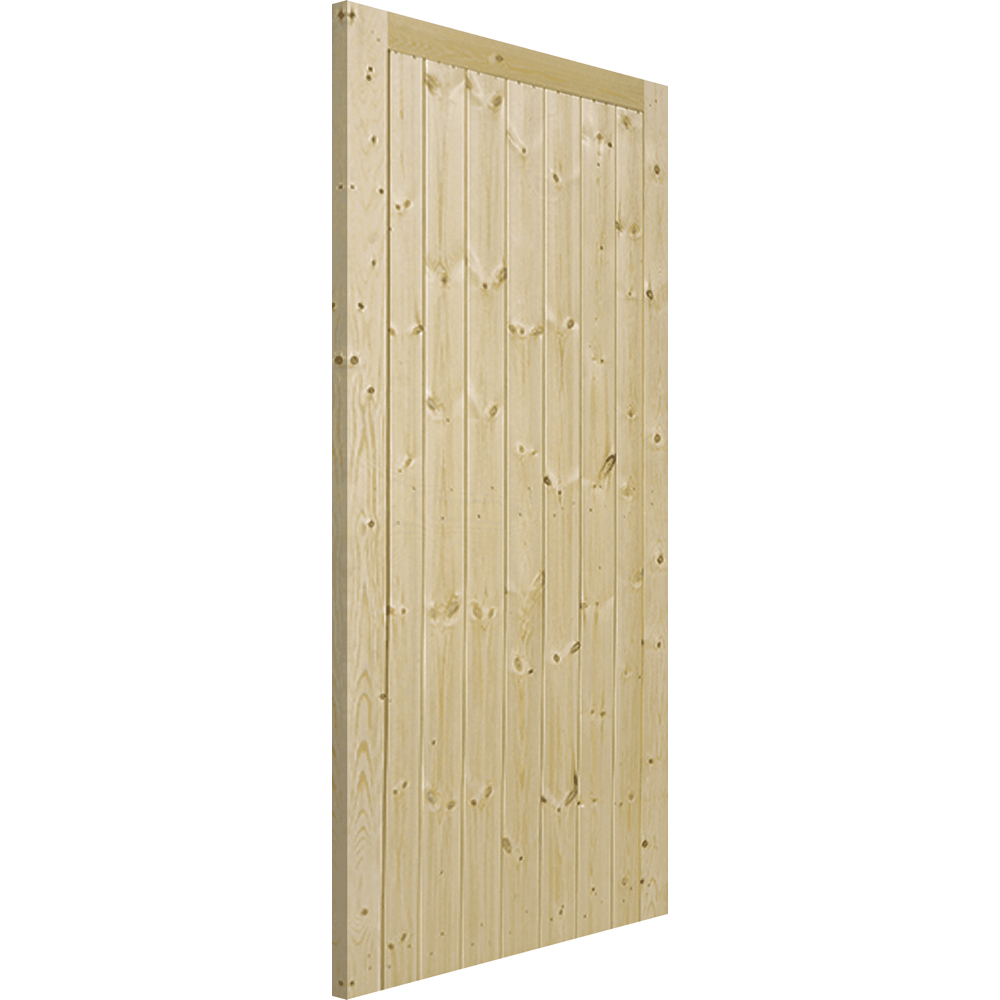 Knotty Pine Framed Ledged and Braced External Gate 1981 x 686 x 44mm Image 3