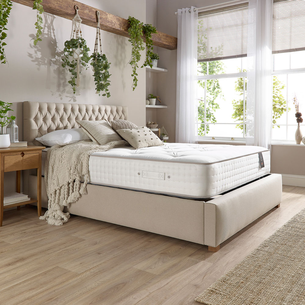 Aspire Super King Size Natural Dual Sided Pocket Mattress Image 4