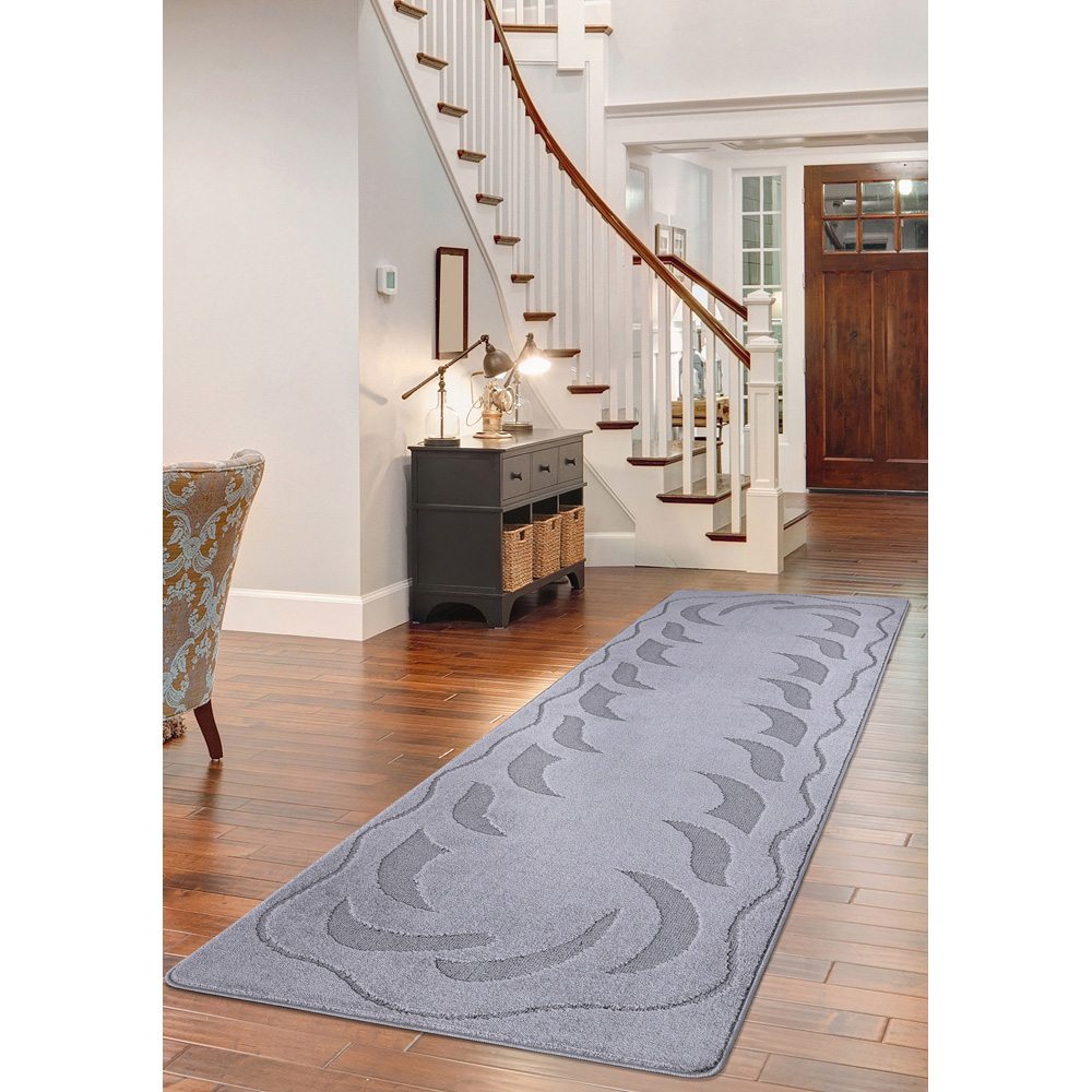 Smart Living Ovalack Dark Grey Gel Back Non-Slip Door Mat 50 x 80cm Image 5