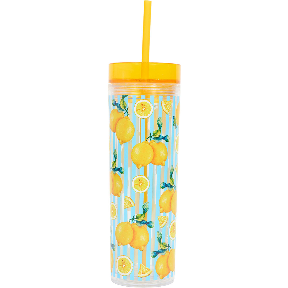 La Bella Vita Printed Cup with Straw Image 3