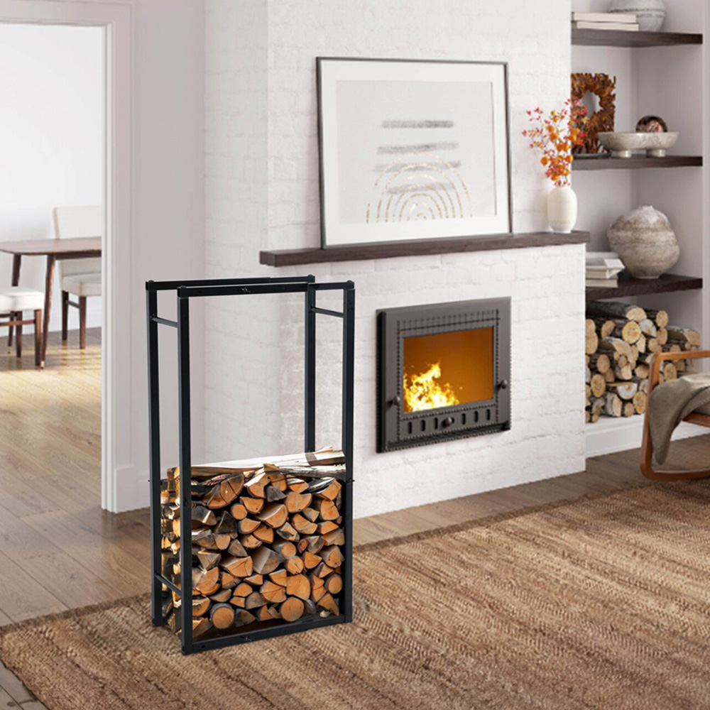 Extendable Log Holder - Black Image 2