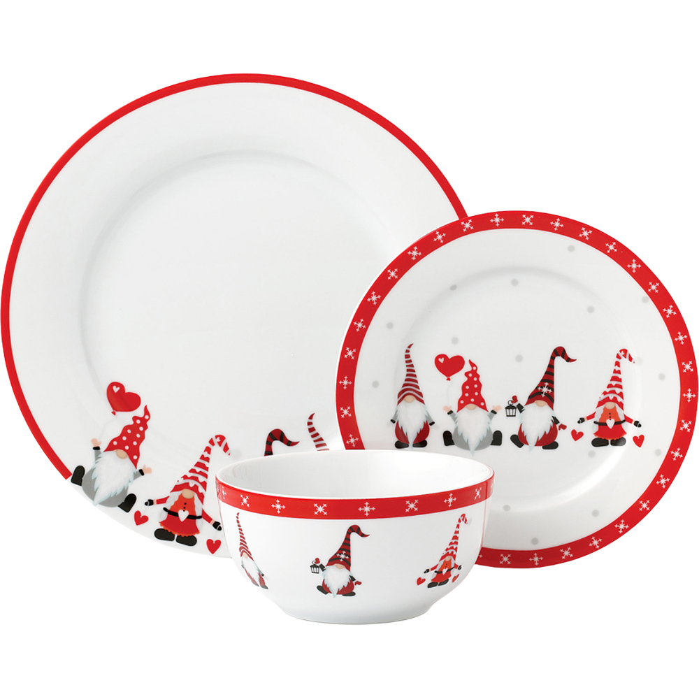 Waterside Nordic Gnome 12 Piece Dinner Set Image 4