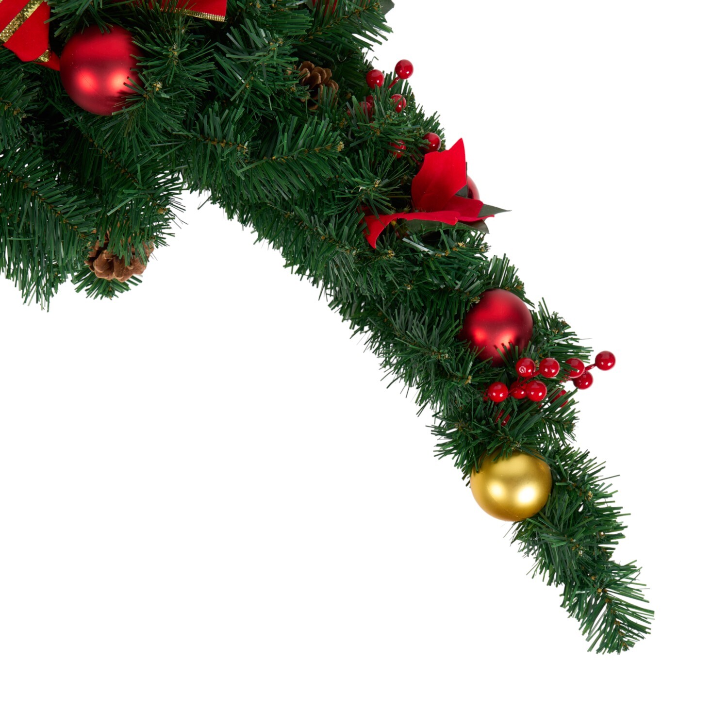 Bow and Bauble Swag Green Image 2