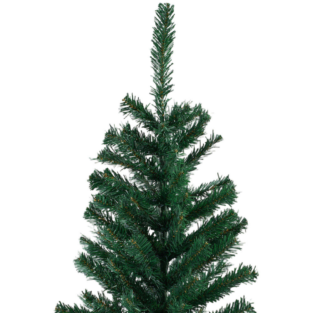 Living and Home Metal Stand Green Artificial Christmas Tree 6.8ft Image 3