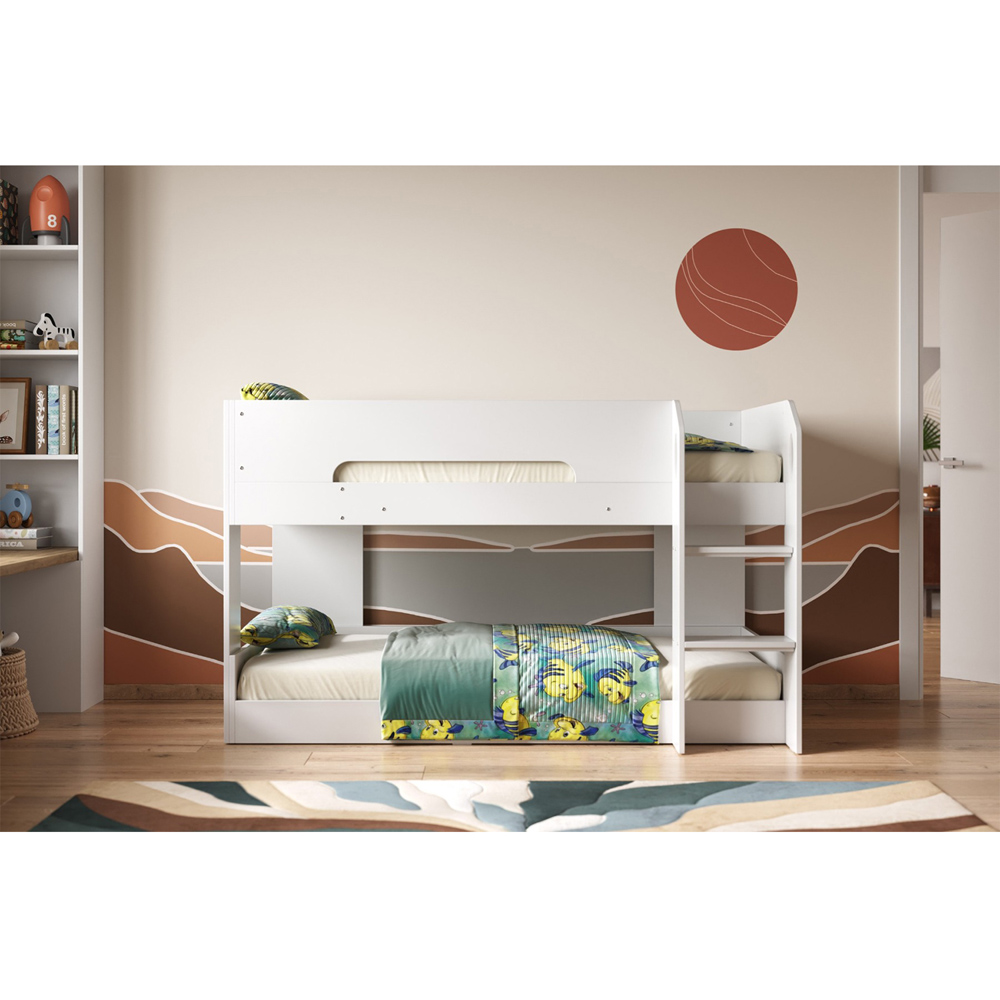 Flair Mystic White Low Pod Mini Bunk Bed Image 3