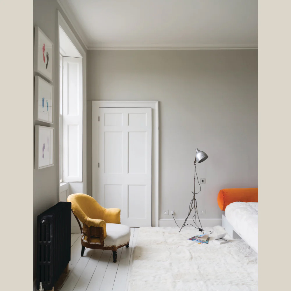 Farrow & Ball Estate Eggshell Skimming Stone Satin Paint 2.5L Image 4