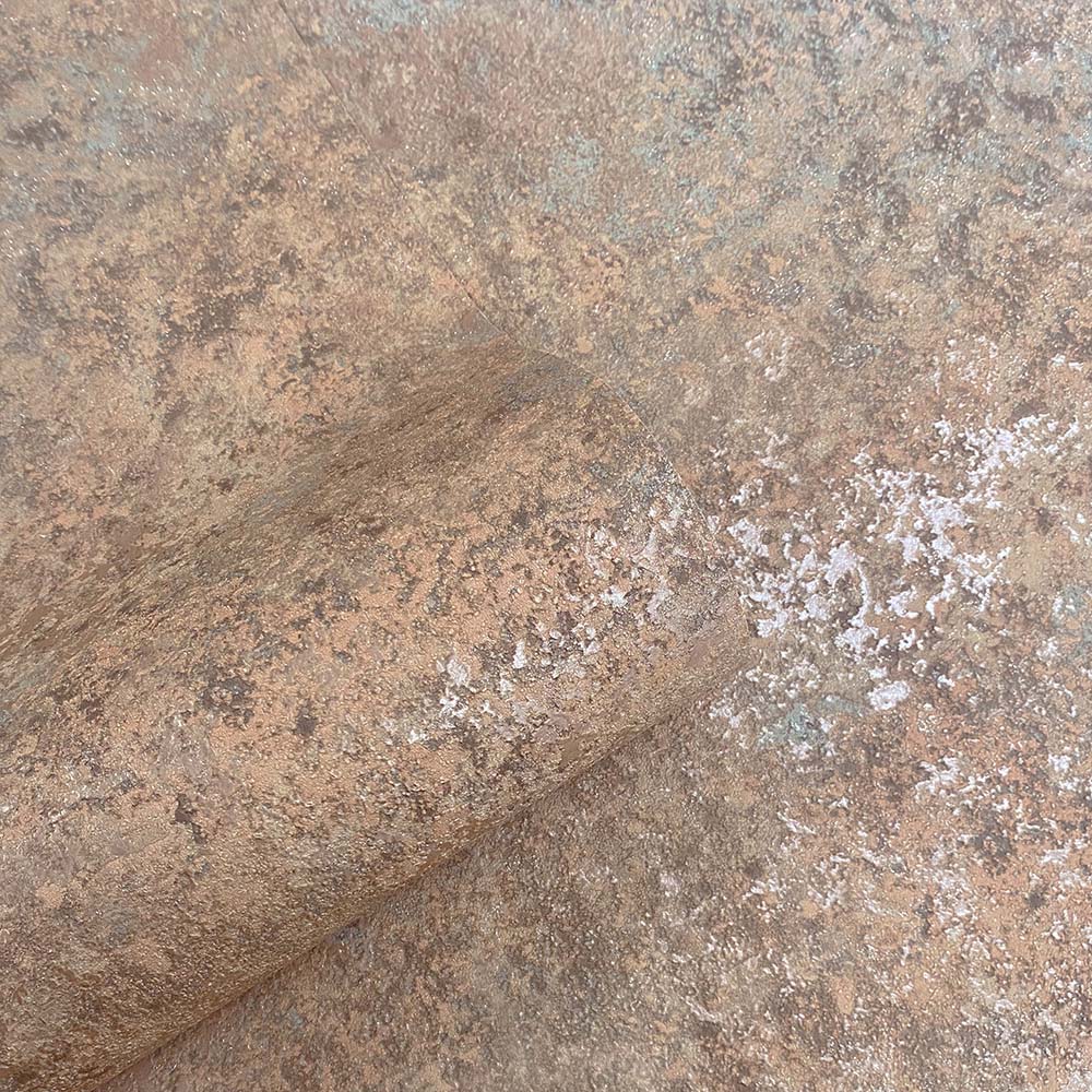 Muriva Venezia Stone Terracotta Wallpaper Image 2