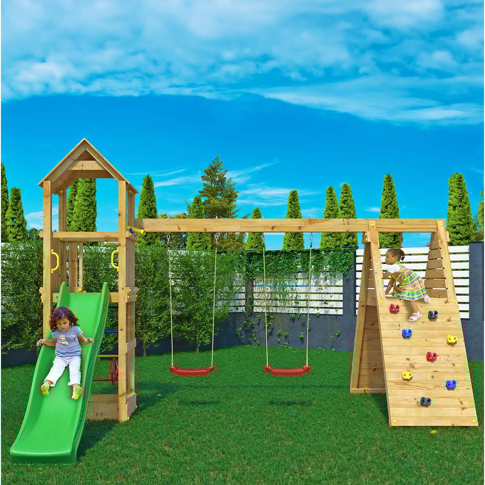 Shire Fleppi Kids Wooden Multi Play Set Equipment Image 4