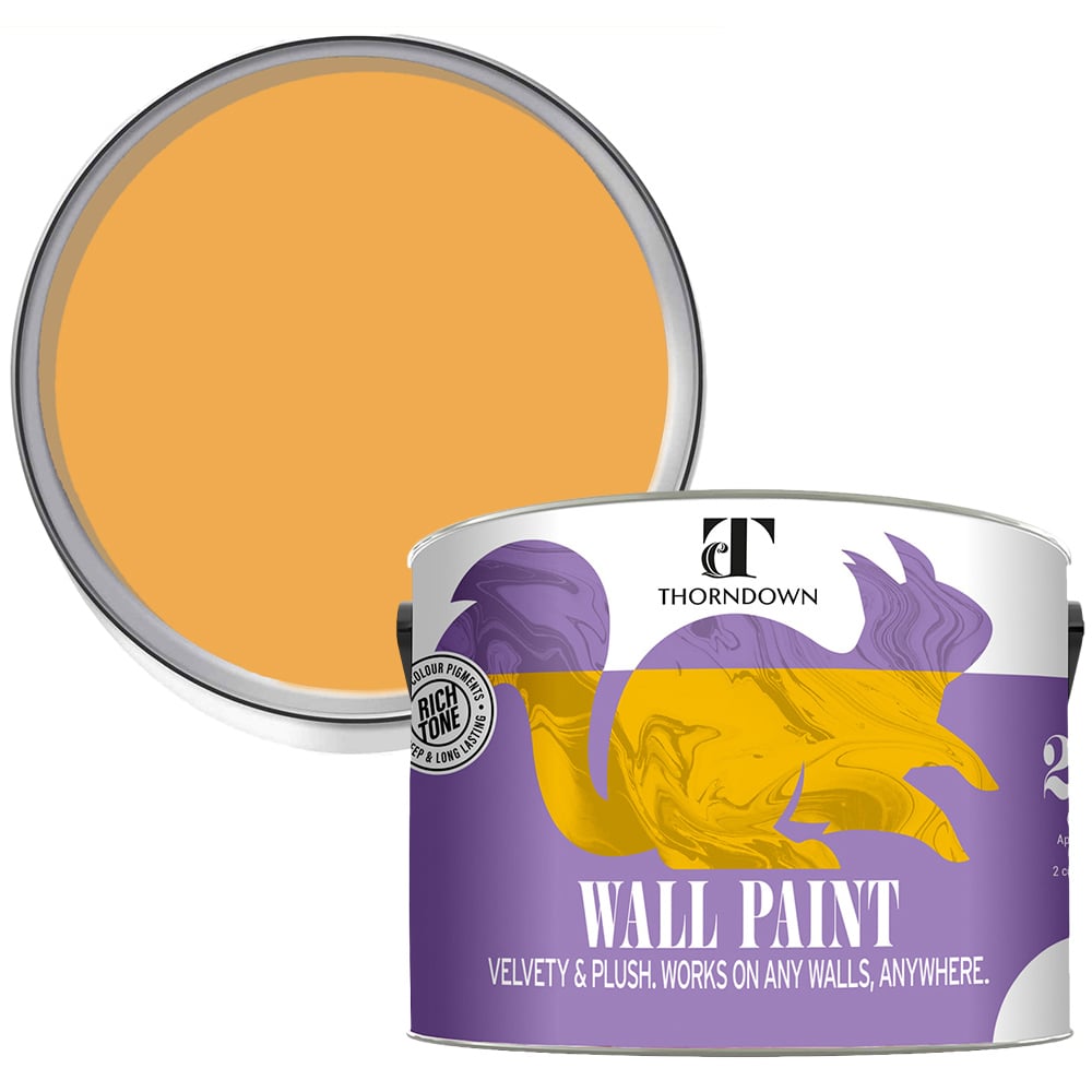 Thorndown Walls and Ceilings Ginger Gold Matt Paint 2.5L Image 1
