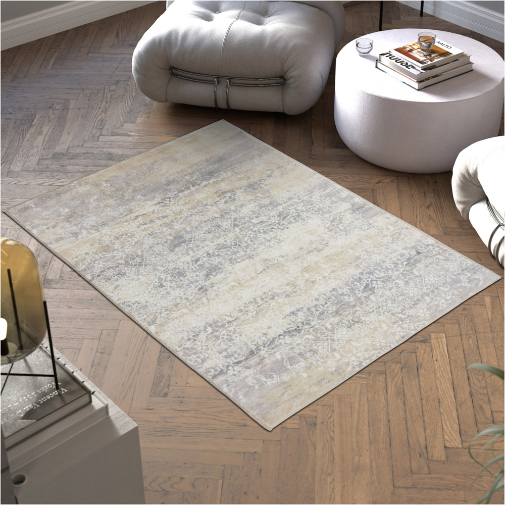 tectake Dalia Non Slip Washable Rug 170 x 120 x 0.6cm Image 2
