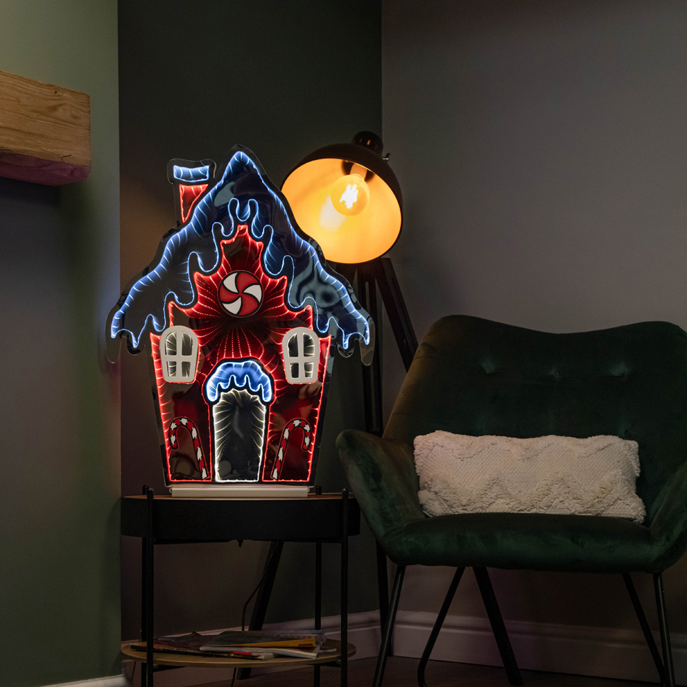 Samuel Alexander Light Up Gingerbread House Christmas Decoration 66cm Image 9