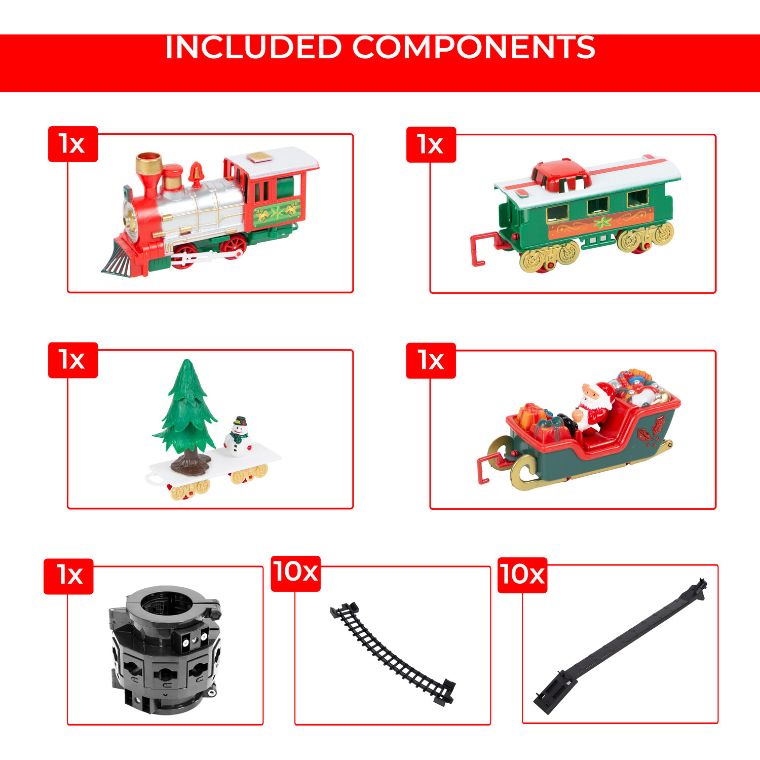 Christmas Tree Train Set Image 8