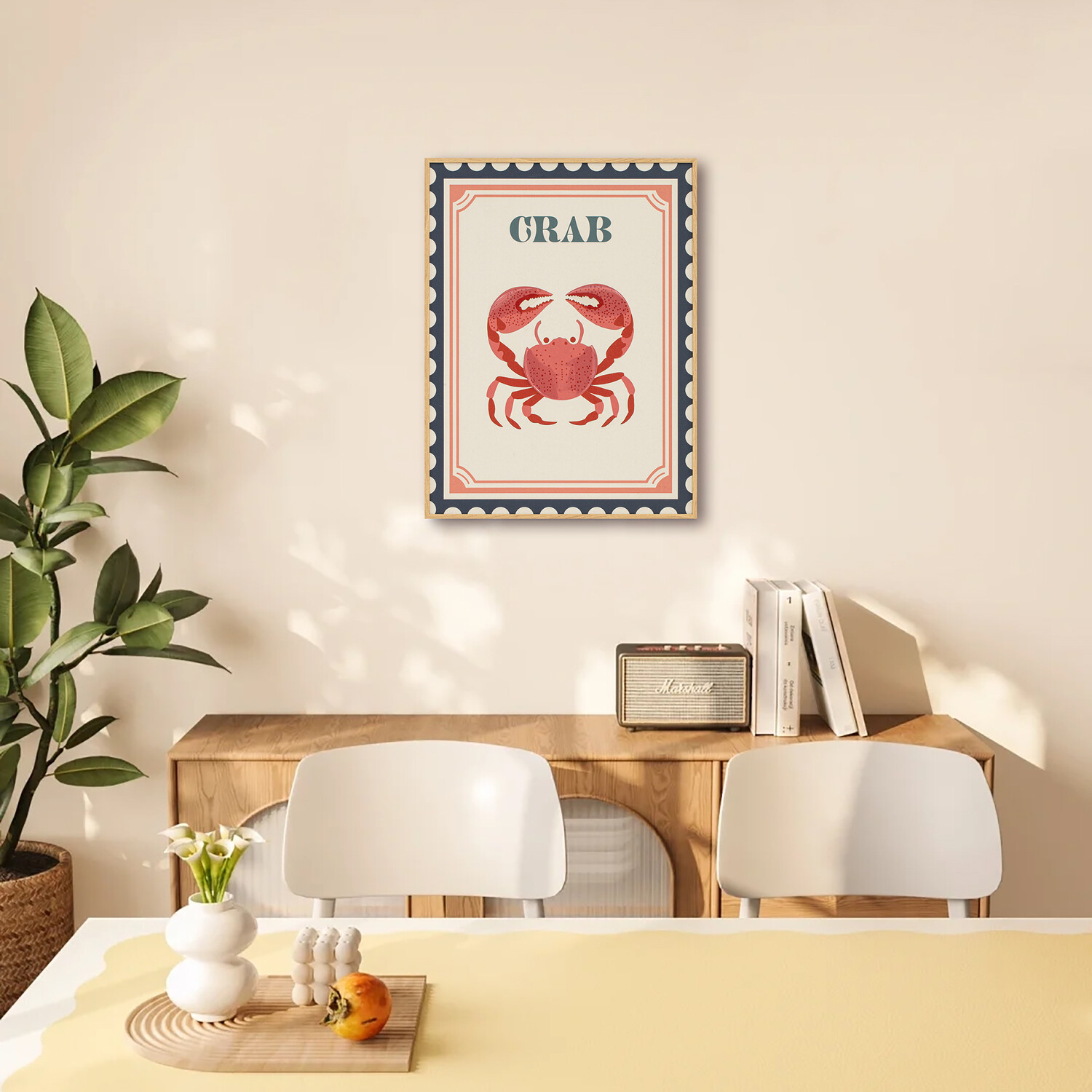 Seafood Assortment Colourful Canvas Image 11