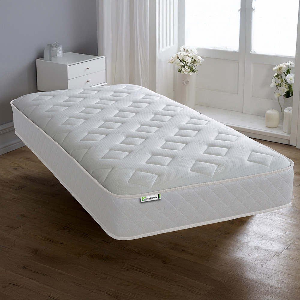 Starlight Beds Jump n Tac Small Single White Memory Foam with Spring Mattress Image 2
