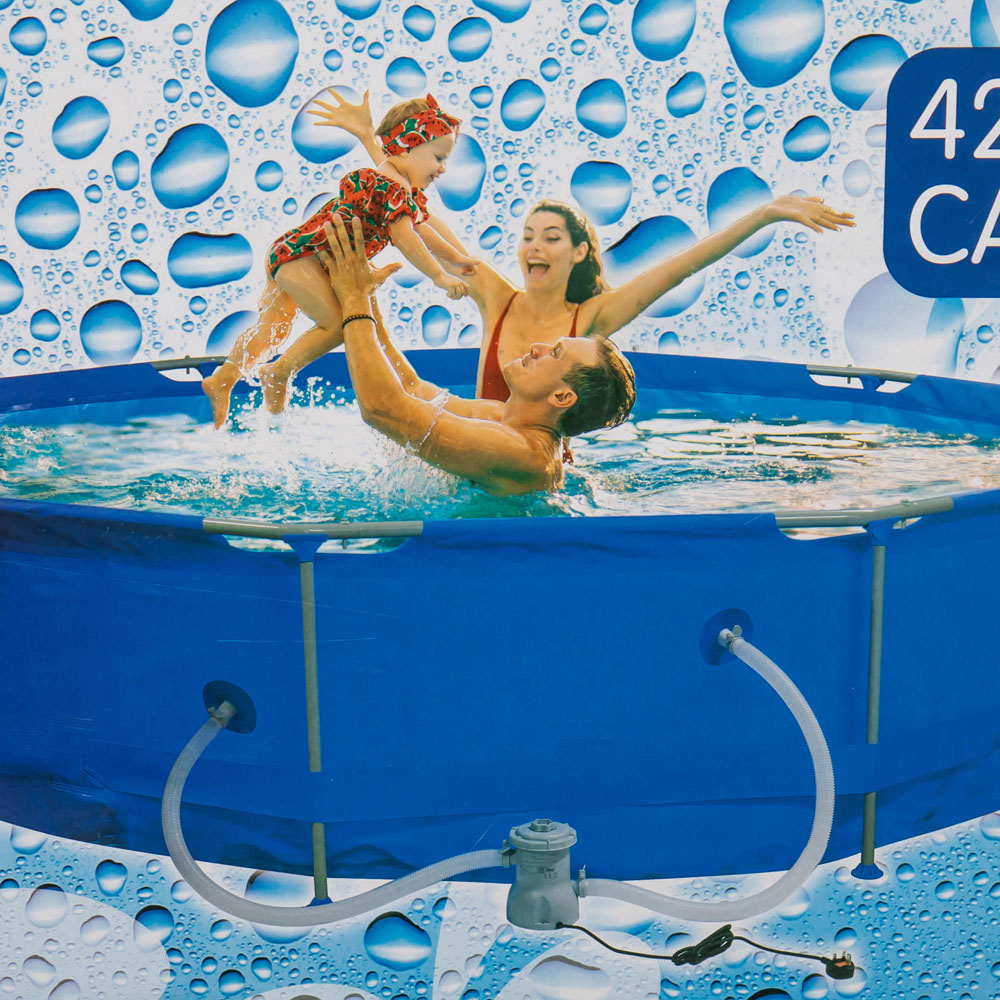 Samuel Alexander Giant Round Framed Pool 4200L with Filtration Pump Image 4