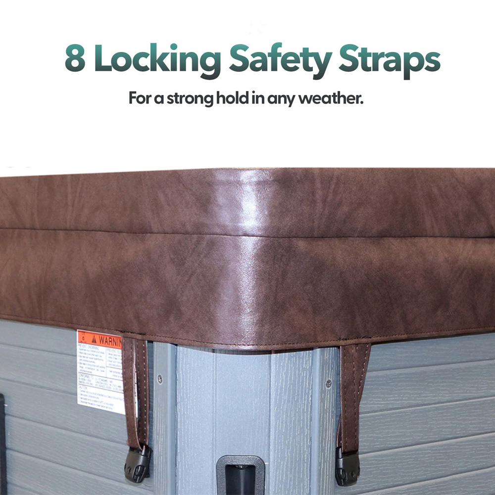 Canadian Spa Company Brown Hot Tub Cover 198 x 198cm Image 5