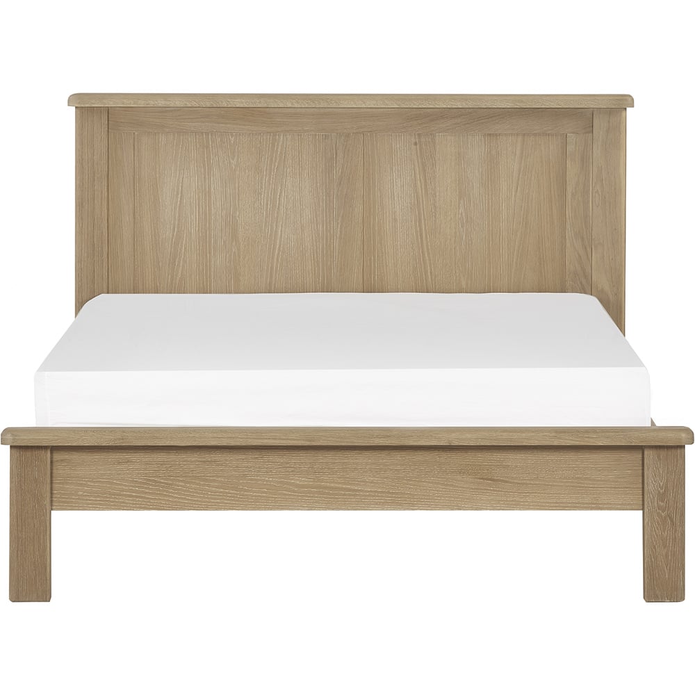 Julian Bowen Memphis King Size Limed Oak Bed Frame Image 3