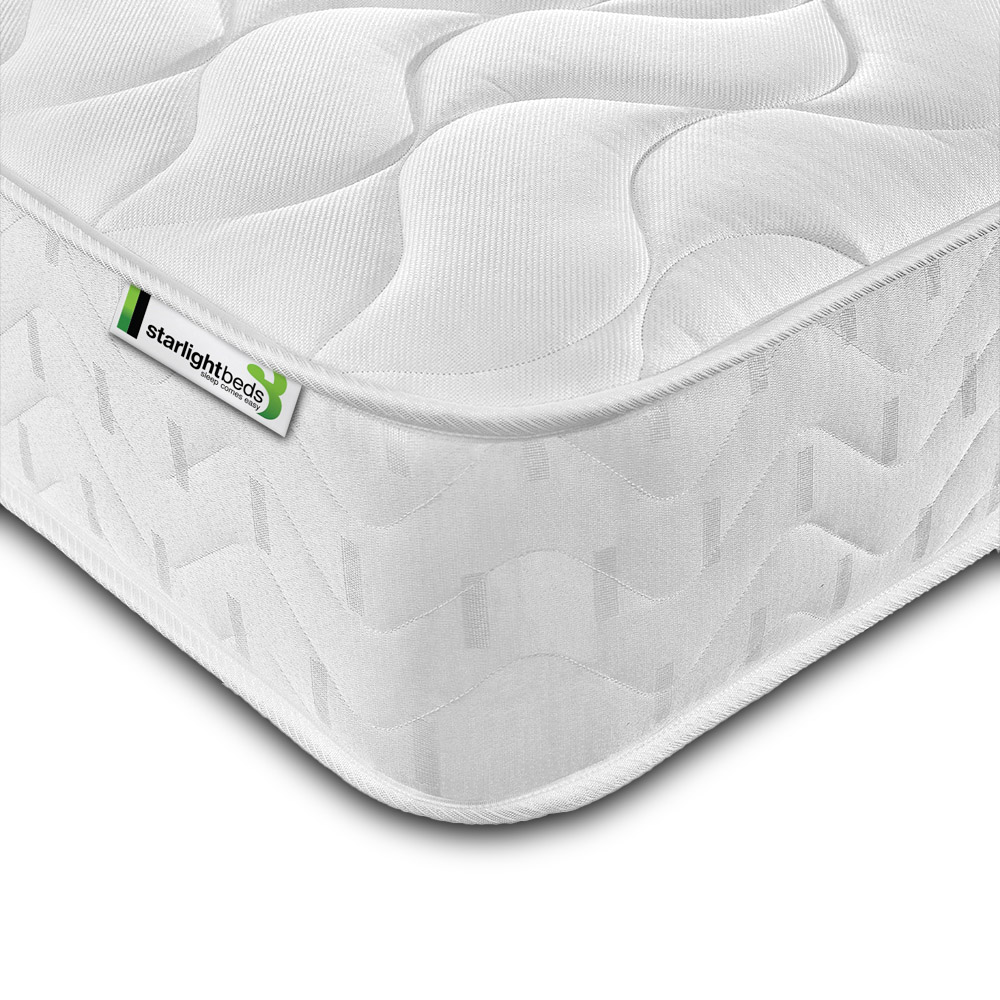 Starlight Beds European Single White Hybrid Deep Memory Foam and Spring Mattress Image 3
