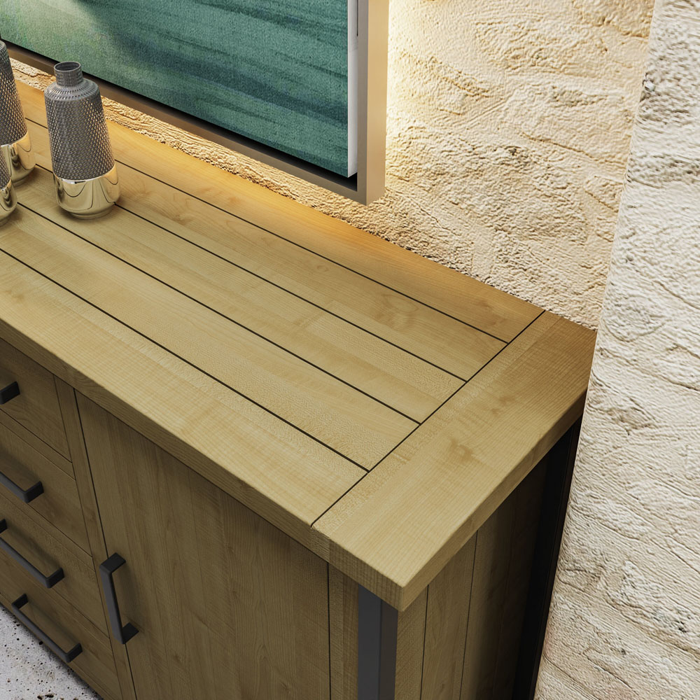 FWStyle Lowry Industrial Sideboard Large Image 4