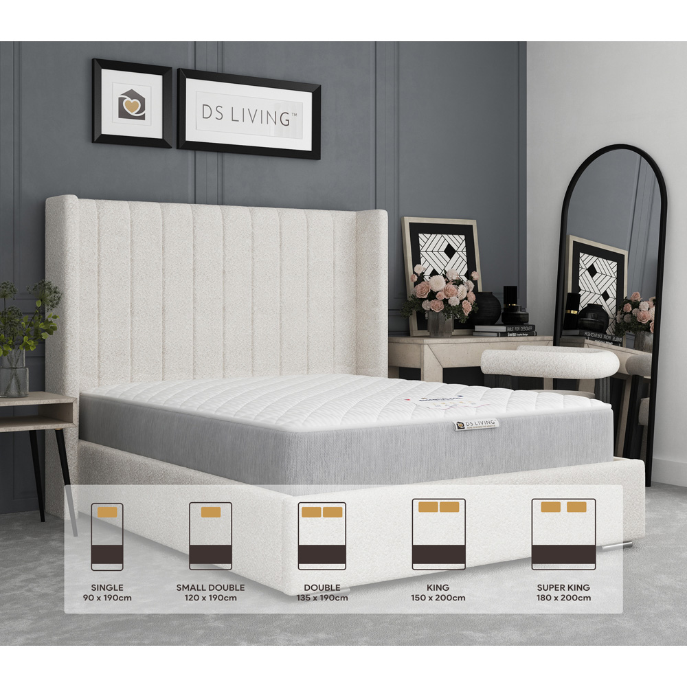 DS Living Tranquil Double 13.5g Bonnell Spring Gel Comfort Layer Mattress Image 8