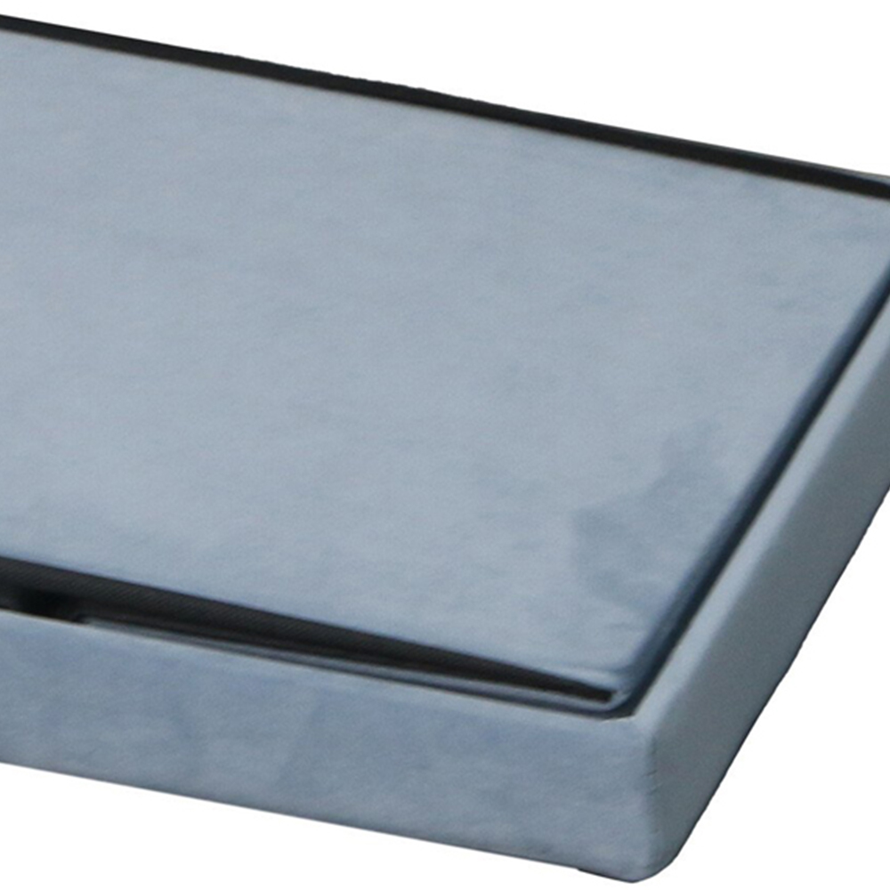 Seville Velvet Storage Box - Blue Image 8