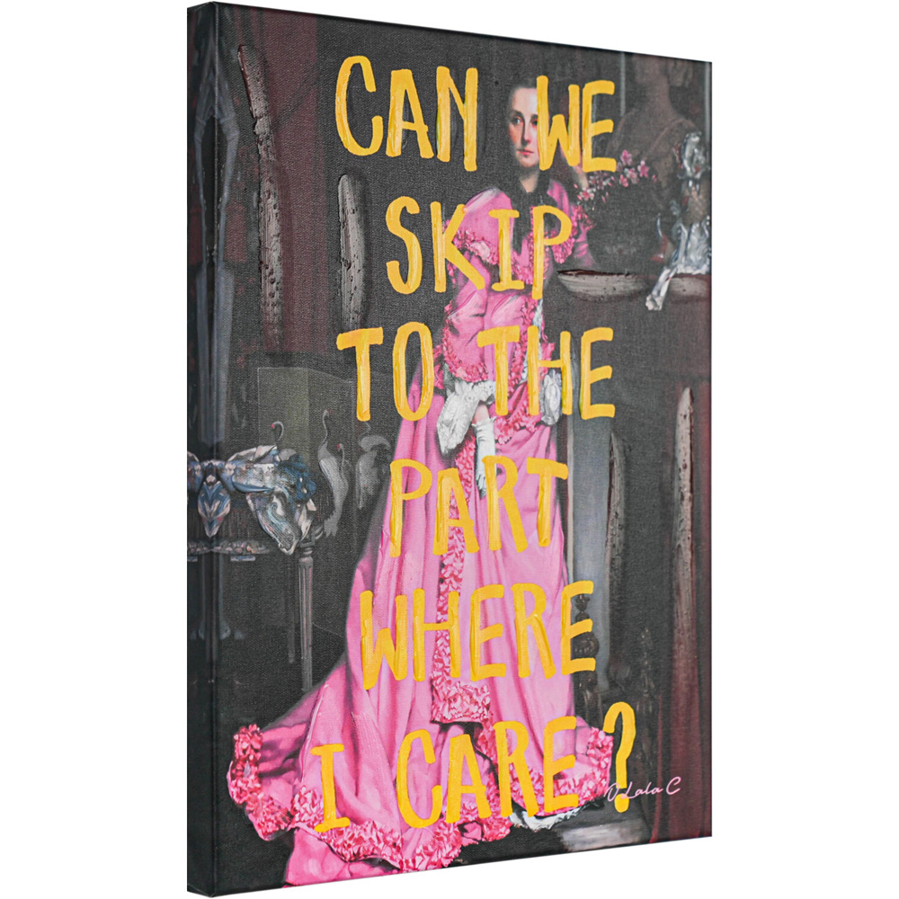 Maximalist Vintage Drama Quotes Canvas Image 7