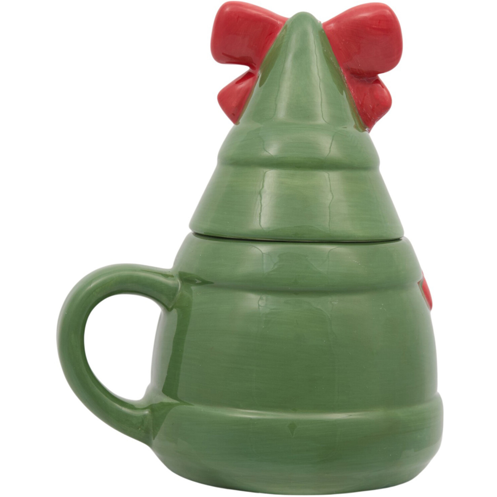 Cute Xmas Tree 3D Mug Green Image 2