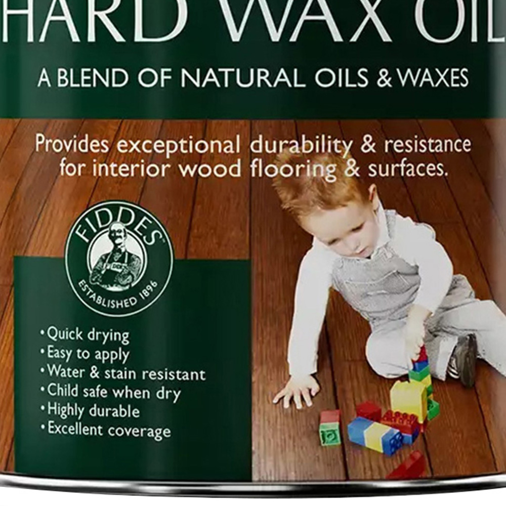 Fiddes Clear Matt Interior Wood Hard Wax Oil 250ml Image 3