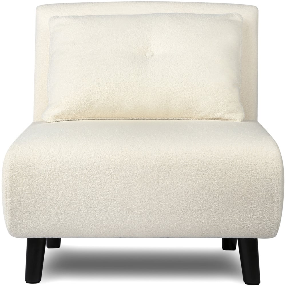 Aurora Single Seater Boucle Sofa Bed Image 3