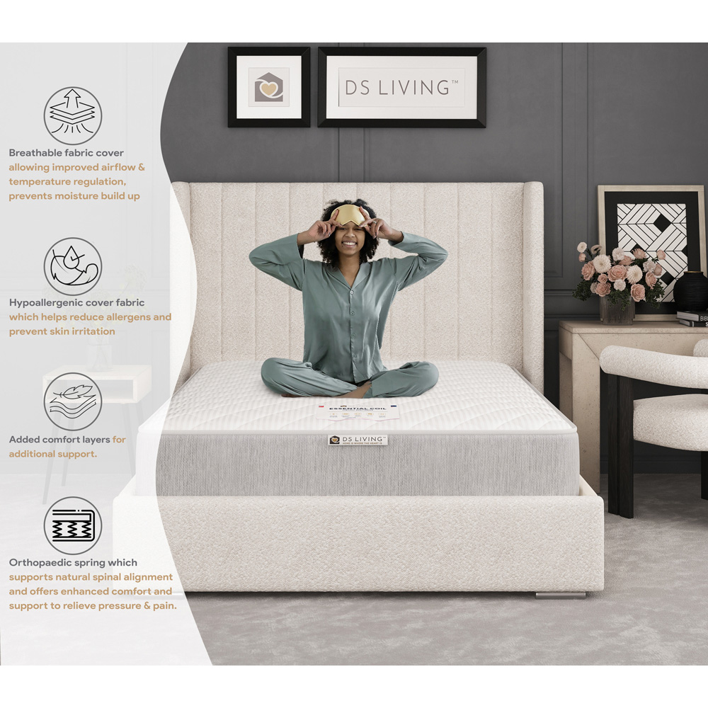 DS Living Ortho King Size Bonnell Spring Mattress with Comfort Layers Image 6