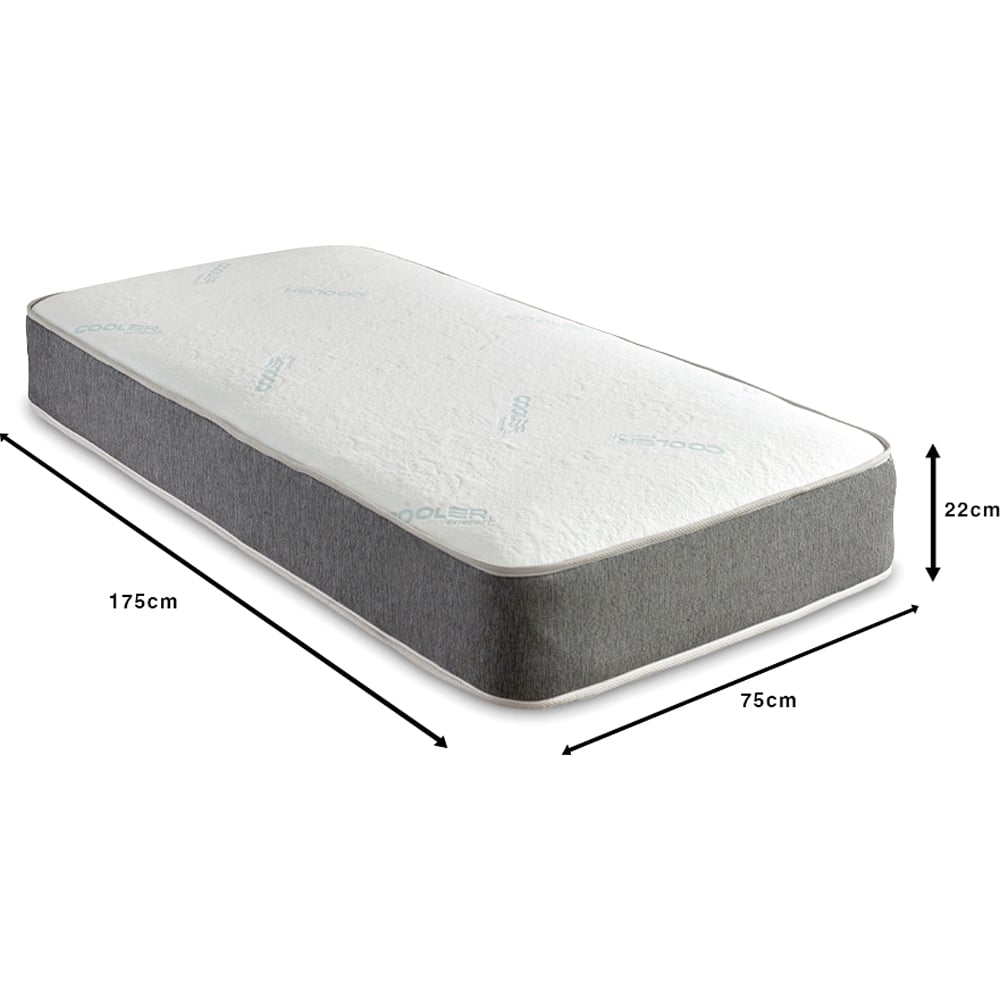Starlight Beds Shorty Hybrid Cooling Memory Foam and Spring Mattress Image 6
