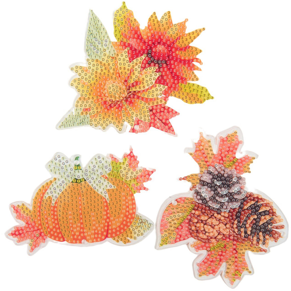 Make Your Own Autumn Suncatcher Ornaments Kit Image 3