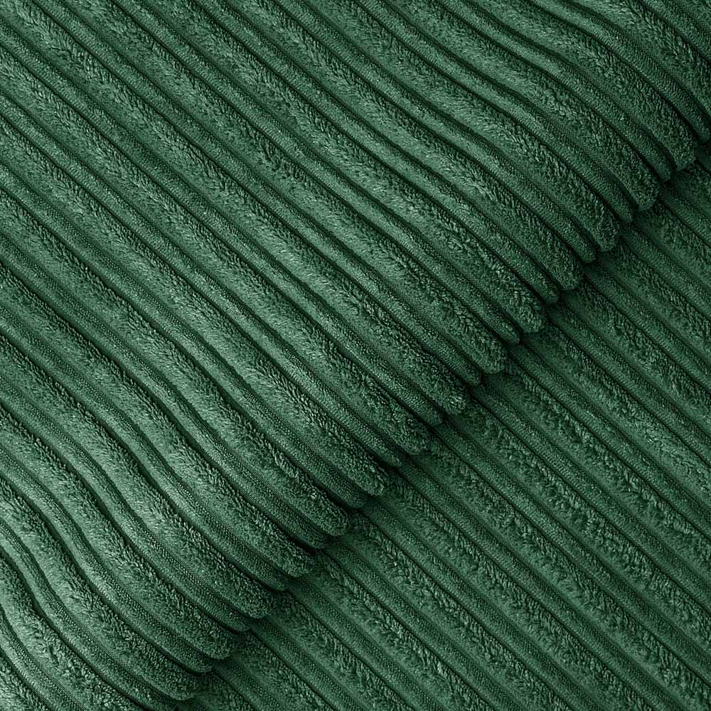 Luxor 5 Seater Green Jumbo Cord Full Back Sofa Suite Image 5