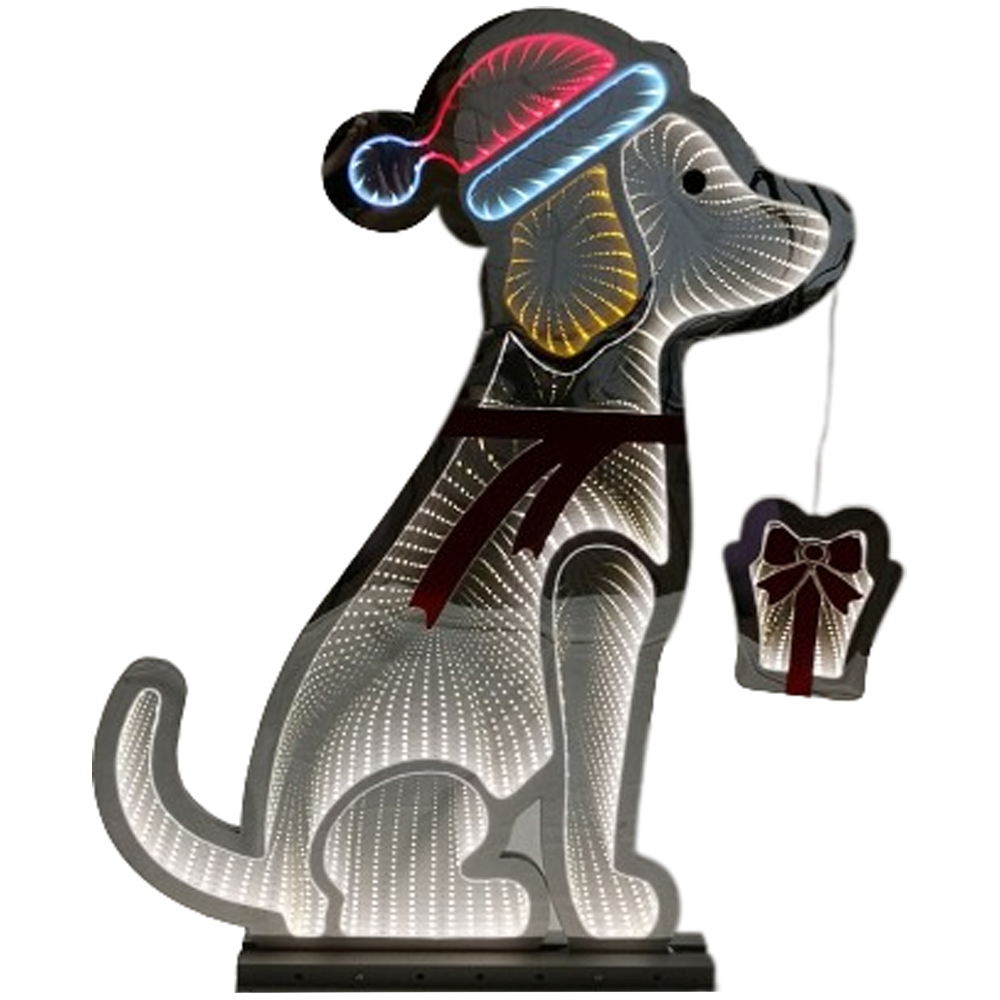 Samuel Alexander Infinity Light Up Standing Dog Christmas Decoration 78cm Image 2