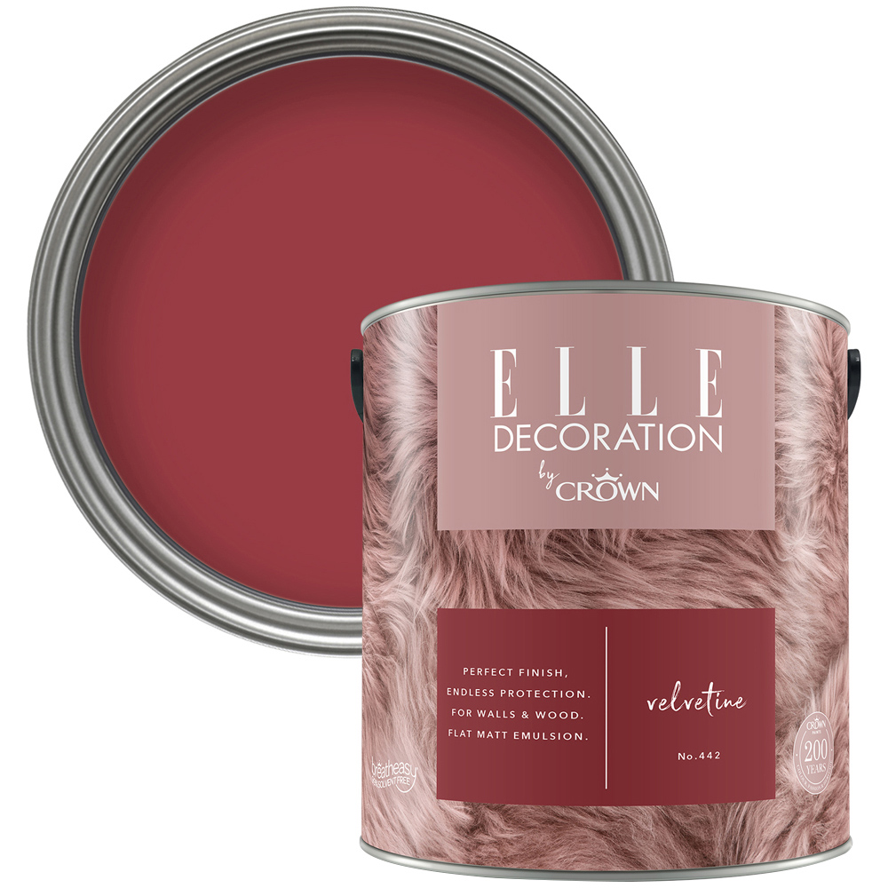 Elle Decoration Velvetine 442 Flat Matt Emulsion Paint 2.5L Image 1